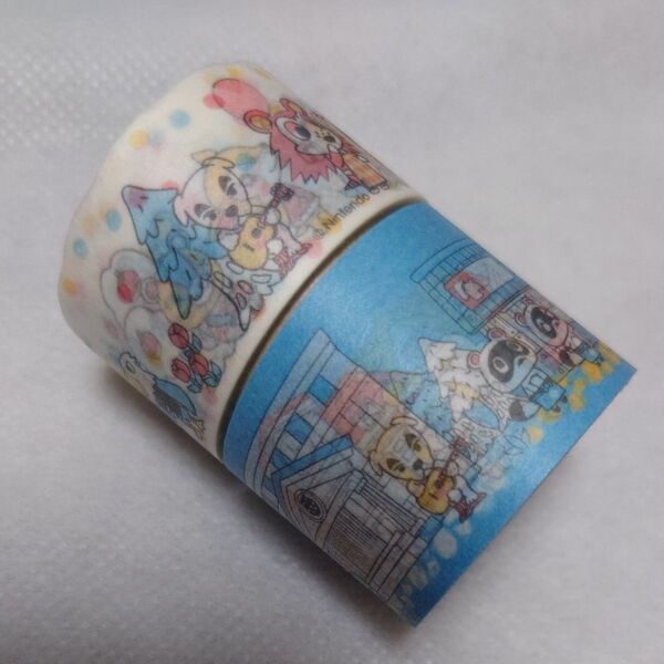 どうぶつの森 ゲームキャラクター マスキングテープ 中古 2巻 ニンテンドーショップ まとめ売り セット! 任天堂
