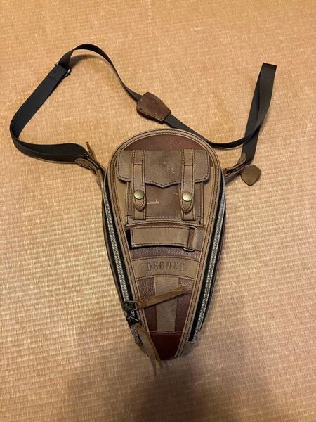 DEGNER レザー タンクバッグ ブラウン