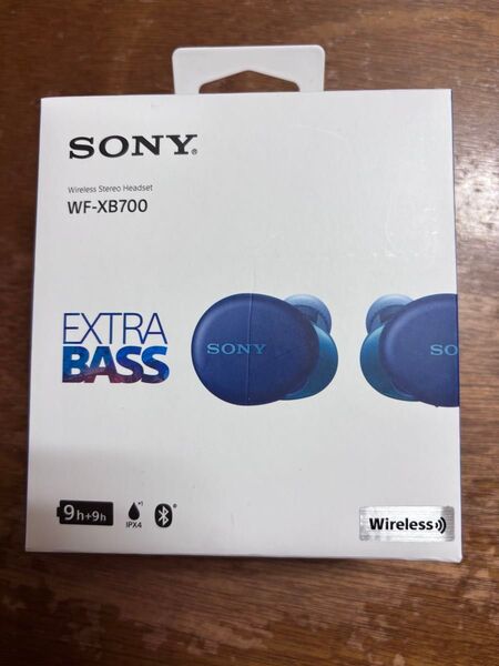 SONY WF-XB700 ワイヤレスヘッドフォン ブルー