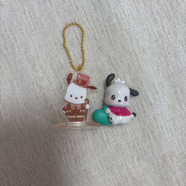 サンリオ sanrio ポチャッコ ガチャガチャ フィギュア アクリルスタンドキーホルダー