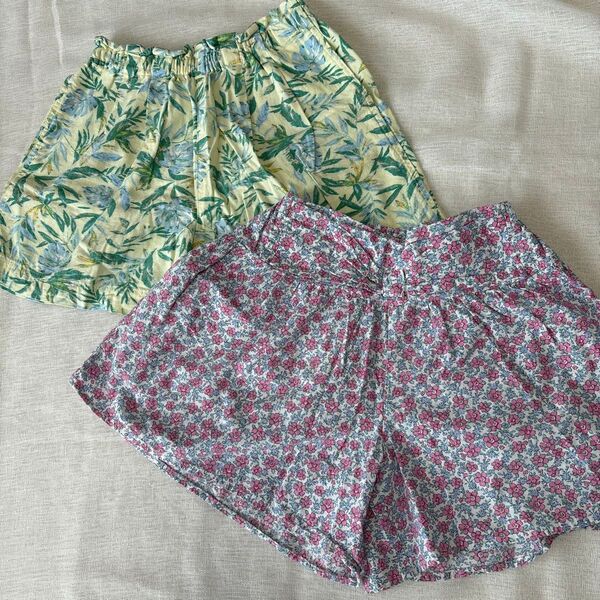 子供服 女の子 ショートパンツ キュロット キッズ サイズ120 UNIQLO SLAPSLIP