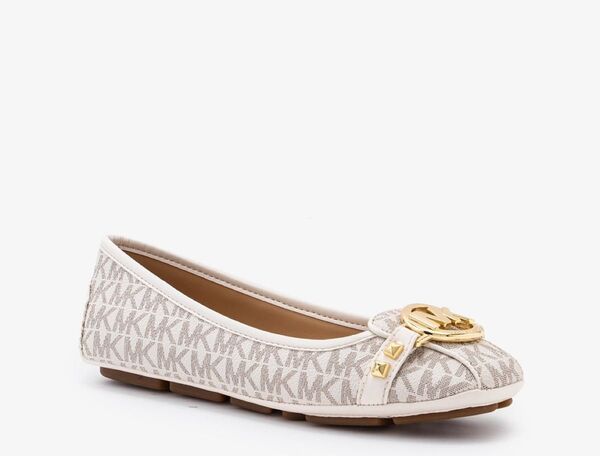 MICHAEL KORS FULTON モカシン MKシグネチャー バニラ