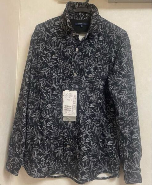 nicole club for men 長袖シャツ リーフ柄 M 未使用