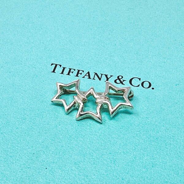Tiffany&Co. Tiffany ティファニー ブローチ トリプルスター スター 星 シルバー Ag925 スモール