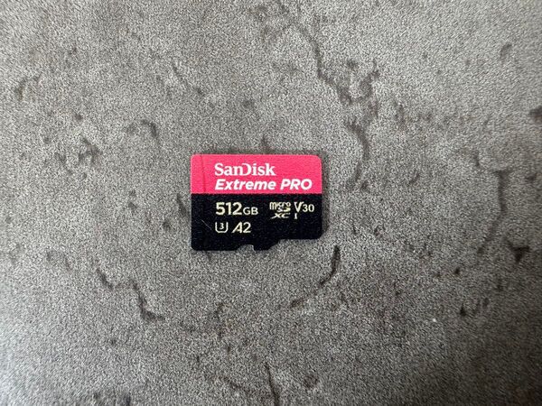 【美品】SanDisk Extreme PRO microSDカード 512GB V30 A2