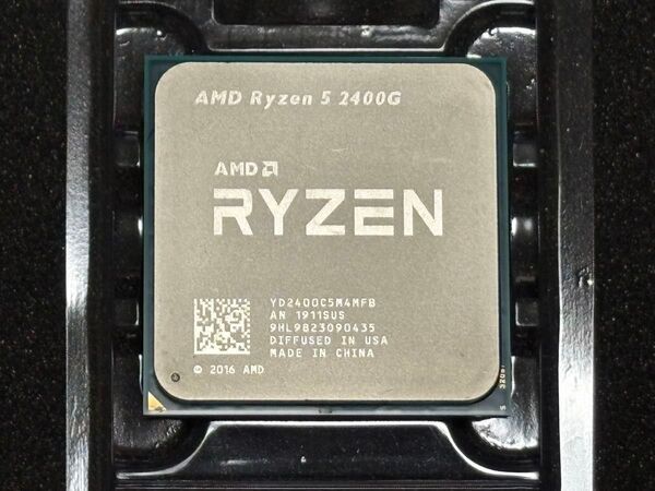 AMD Ryzen5 2400G バルク Socket AM4 動作確認済み 4C8T