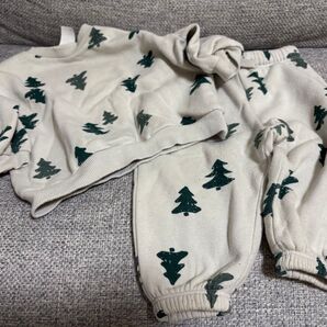 H&M エイチアンドエム ベビー セットアップ スウェット 裏起毛 70cm