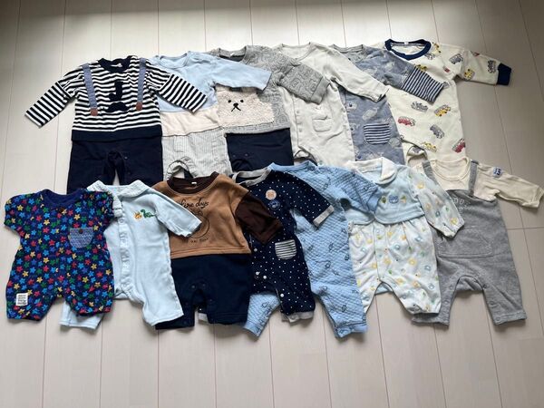 ロンパース まとめ売り 男の子 50〜80cm
