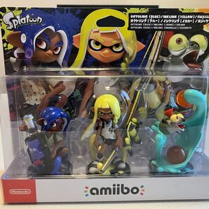 【未開封】Splatoon amiibo オクトリング インクリング コジャケ 3体セット