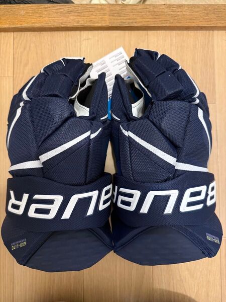 BAUER HYPERLITE 紺 14インチ 新品未使用 アイスホッケー グローブ