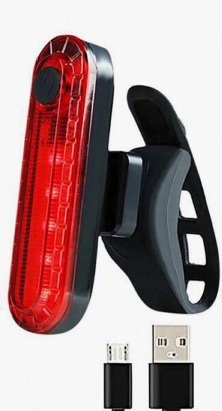 新品未使用 USB充電式 LED自転車テールライト 自転車リアライト