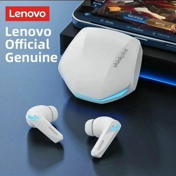 新品 Lenovo GM2 Pro ゲーミング Bluetooth イヤホン 高音質 白