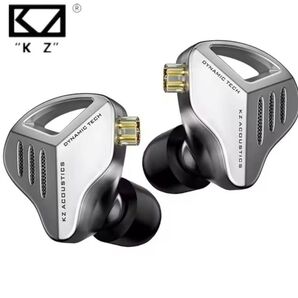 KZ ZVX 1DD 有線イヤホン 10mmダイナミックドライバー 新品 シルバー