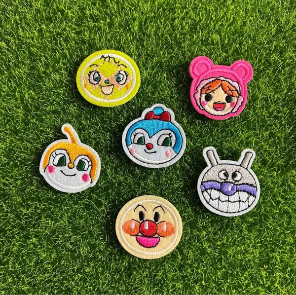 アンパンマン バイキンマン アイロンワッペン アイロンワッペン 6枚セット