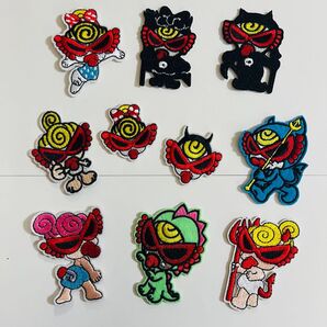 HYSTERIC MINI ヒスミニ アイロン刺繍ワッペン 10枚セット