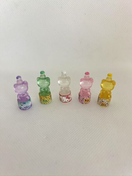 ミニチュア ミニボトル ソフトドリンク 5点セット ミニチュアフードアイテム 小さなミニチュア雑貨