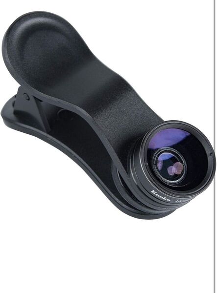 Kenko スマートフォン用交換レンズ REALPRO CLIP LENS ワイド&マクロ 0.65x クリップ式 120°広角
