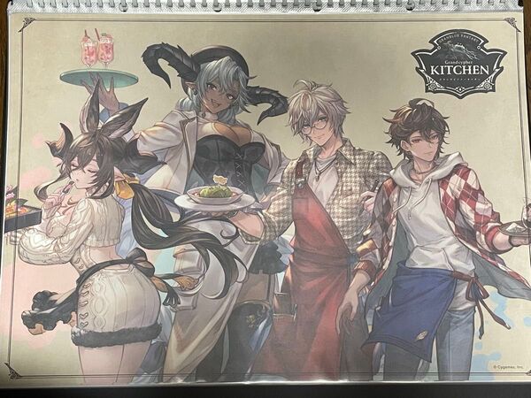 グランサイファーキッチン ランチョンマット ガレヲン フェディエル ルシフェル サンダルフォン