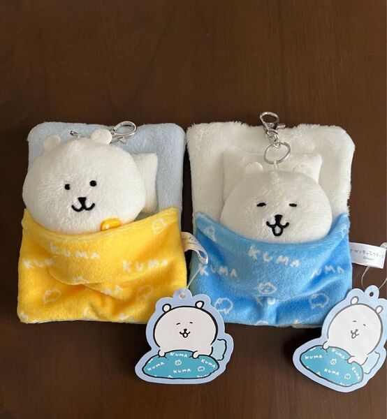 ナガノキャラクターズ パスケース おふとん ぬいぐるみ リールパスケース ナガノのくま