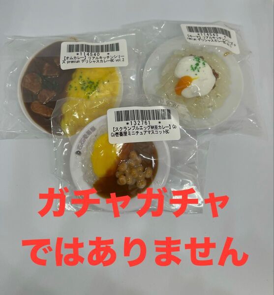 CoCo壱番屋 ミニチュアマスコット リアルキッチンシリーズ キーマ オムカレー カレー 食品サンプル