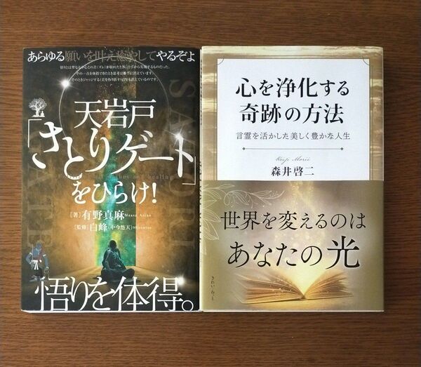 天岩戸「さとりゲート」をひらけ! / 心を浄化する奇跡の方法 言霊を活かした美しく豊かな人生 2冊セット