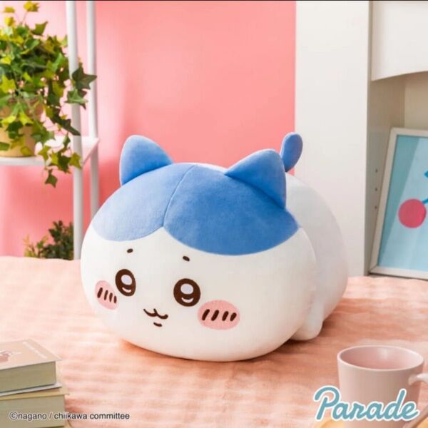 ちいかわ もっちる ねそべるBIGぬいぐるみ ハチワレ