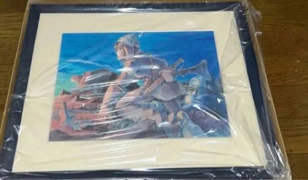 風の谷のナウシカ 複製原画 (幅545×高さ430mm) 箱付 宮崎駿 トルメキア戦役 セル画 ジブリ 版画 絵画