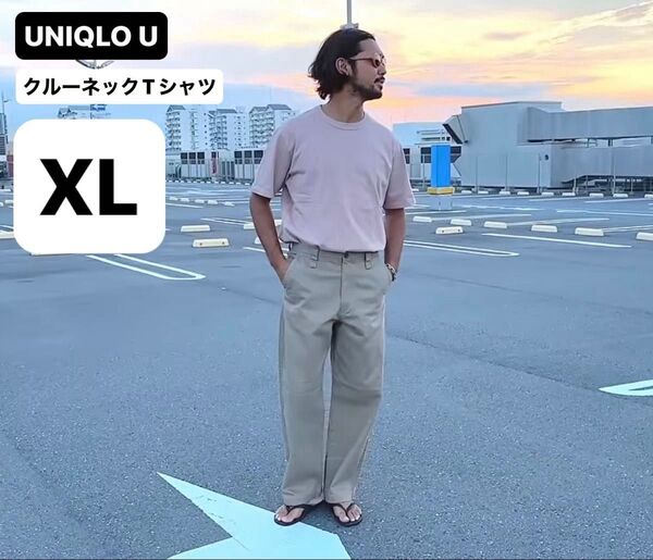 【OVY大藤氏着用】 UNIQLO U /ユニクロユー クルーネックT 11 PINK XLサイズ