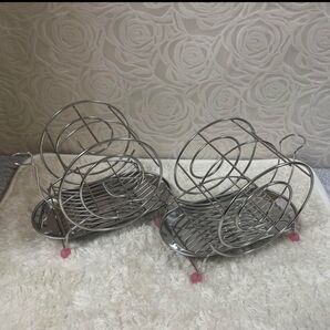 かたつむり型水切りラック 2個セット