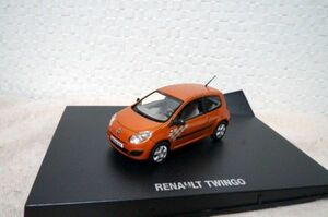 ルノー トゥインゴ 1/43 ミニカー オレンジ RENAULT TWINGO