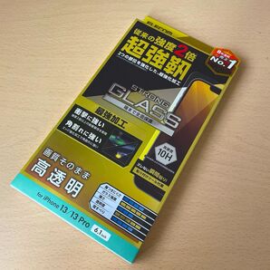 エレコム iPhone 16e/14/13/13Pro用ガラスフィルム 超強化