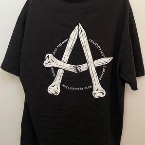 ANTi COUNTRY CLUB TOKYO LOGO TEE 黒 XL