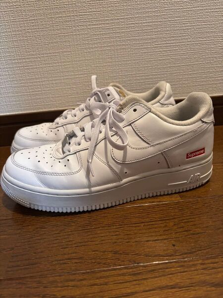 【箱無し発送】Supreme Nike Air Force 1 ホワイト 24.5cm