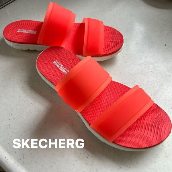 ★美品★ SKECHERG スケッチャーズ【ゴガマット】シャワー サンダル 23-23.5cm