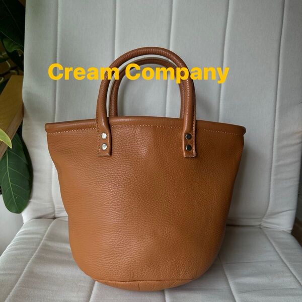 少し小ぶりな人気トート!【Cream Company. 京都】クリームカンパニー レザートートバッグ