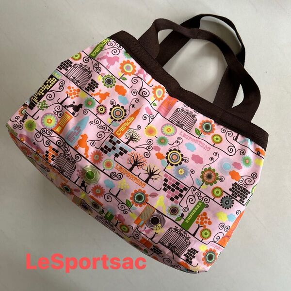 ★LeSportsac★レスポートサック ボストンバッグ (モリー)プードル柄 旅行にも