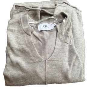 AZU BY MOUSSY Vネックニット グレー 未使用