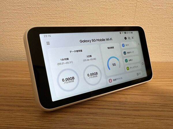 Galaxy 5G Mobile Wi-Fi SCR01 ギャラクシー モバイルルーター