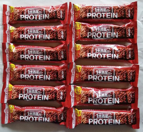 新品 未開封 アサヒ 一本満足バー プロテイン チョコレート が 12本