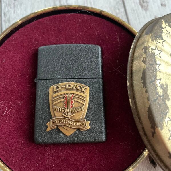 zippo 未使用D-DAY 50周年記念 NORMANDY ヴィンテージ オイルライター
