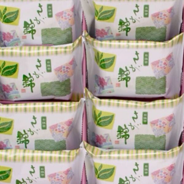個包装8個 お抹茶さが錦 佐賀銘菓 有名なお菓子です ぜひいちどご賞味下さいませ。お値引きいたしません 簡易包装発送