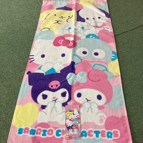 サンリオ フェイスタオル マイメロ クロミ ハンギョドン キティー シナモンロール ぽちゃこ ポムポムプリン