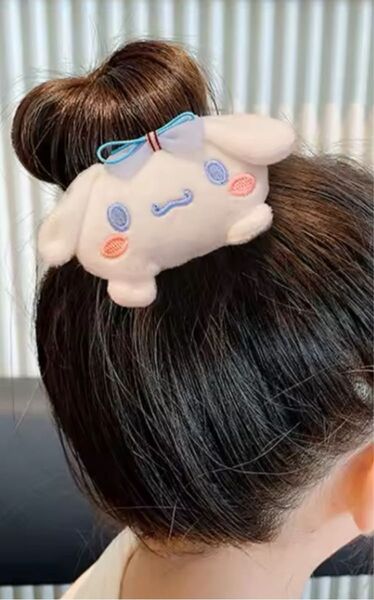 シナモロール ぬいぐるみ シュシュ キャラクターグッズ ヘッドドレス カワイイヘアバンド ヘアアクセサリー
