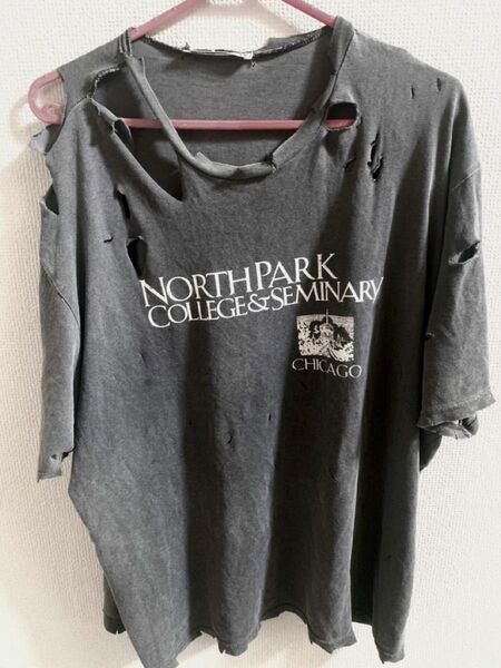 ダメージ Tシャツ ヴィンテージ y2k