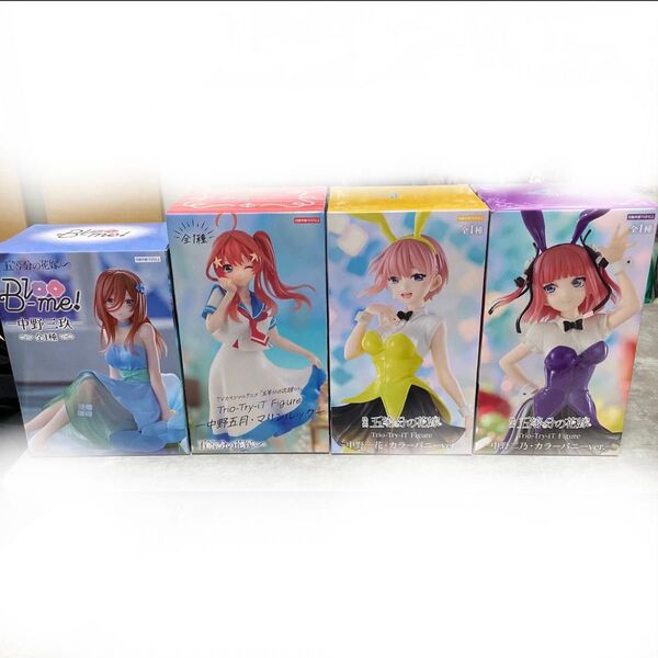 五等分の花嫁 フィギュア 4体セット Trio-Try-iT Bloo-me!
