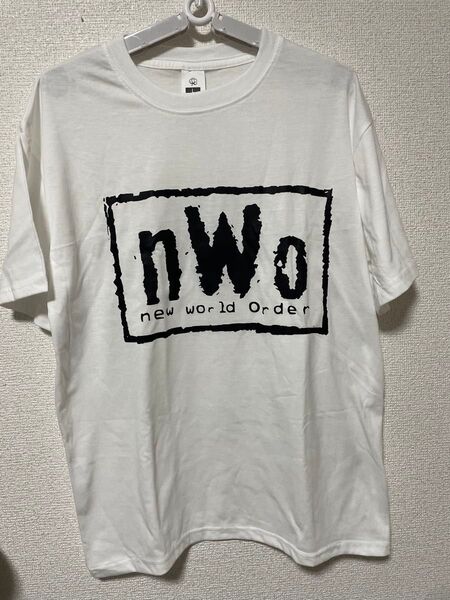 nWo Tシャツ Lサイズ 半袖 ホワイト