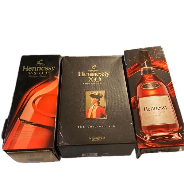 Hennessy コニャック VSOP、XO 3個セット