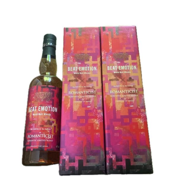 2本 BEAT EMOTION ワールドモルトウイスキー ロマンティシスト 長濱蒸留所 布袋