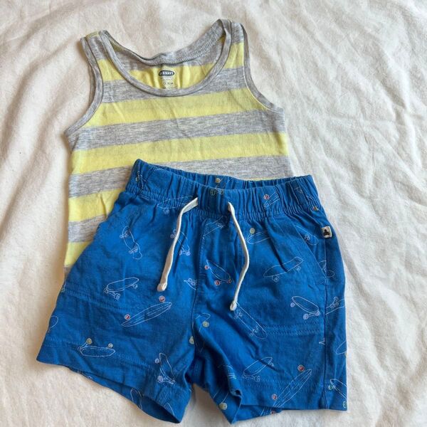 GAP OLDNAVY ハーフパンツ タンクトップ セット 子供服 80