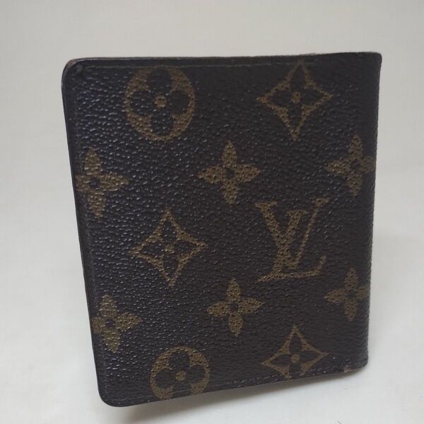 LOUIS VUITTON ルイヴィトン モノグラム ポルトビエ カルトブルー 二つ折り財布 カード定期付き M60905